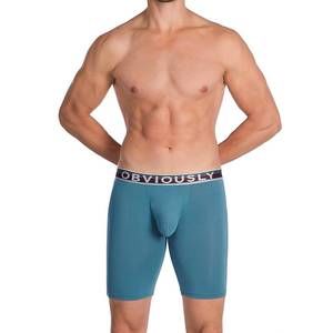 NEW OBVIOUSLY primeman 9 inch leg boxer brief in steel blue